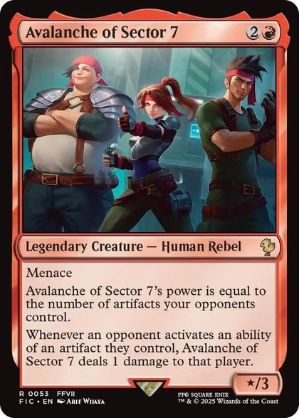 Avalanche of Sector 7 (Surge Foil), Commander: FINAL FANTASY 53