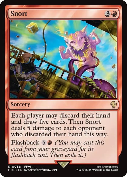 Snort (Surge Foil), Commander: FINAL FANTASY 58