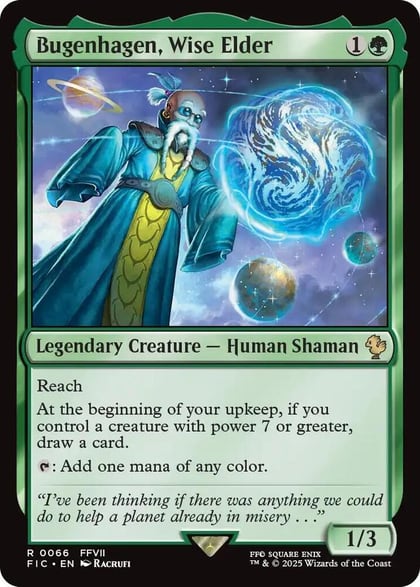 Bugenhagen, Wise Elder (Surge Foil), Commander: FINAL FANTASY 66