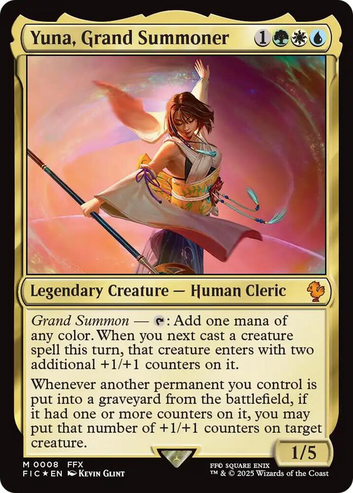 Yuna, Grand Summoner, Commander: FINAL FANTASY 8