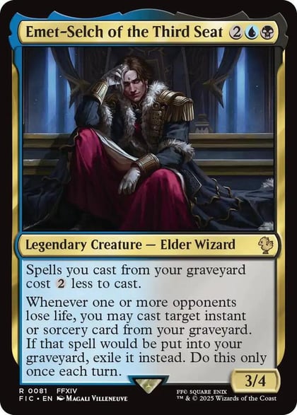 Emet-Selch of the Third Seat (Surge Foil), Commander: FINAL FANTASY 81
