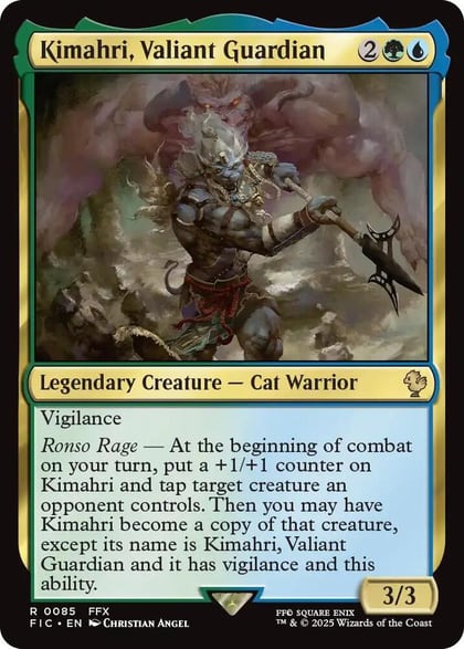 Kimahri, Valiant Guardian (Surge Foil), Commander: FINAL FANTASY 85