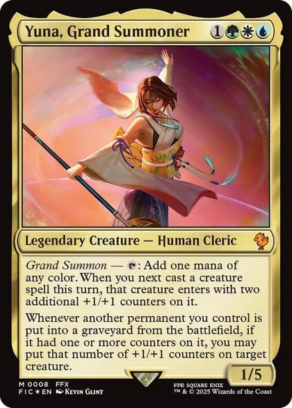Yuna, Grand Summoner, Commander: FINAL FANTASY 8