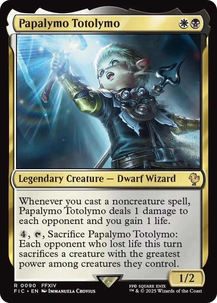 Papalymo Totolymo, Commander: FINAL FANTASY 90