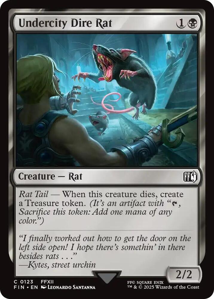 Undercity Dire Rat, FINAL FANTASY 123