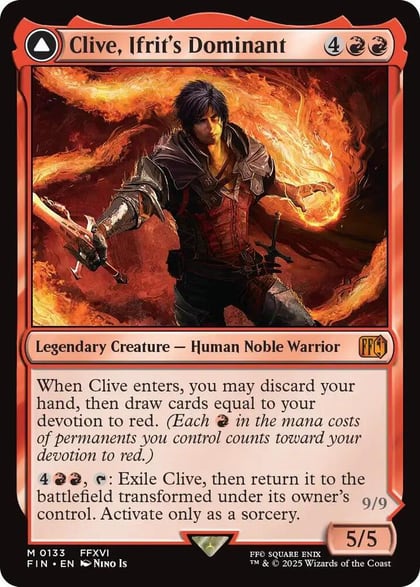Clive, Ifrit's Dominant, FINAL FANTASY 133