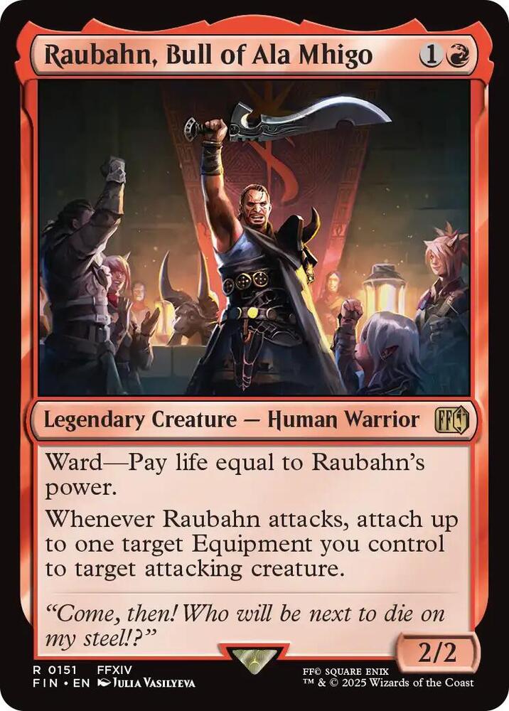 Raubahn, Bull of Ala Mhigo, FINAL FANTASY 151
