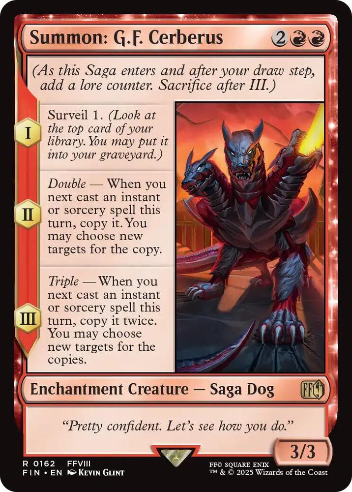 Summon: G.F. Cerberus, FINAL FANTASY 162