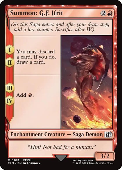 Summon: G.F. Ifrit, FINAL FANTASY 163