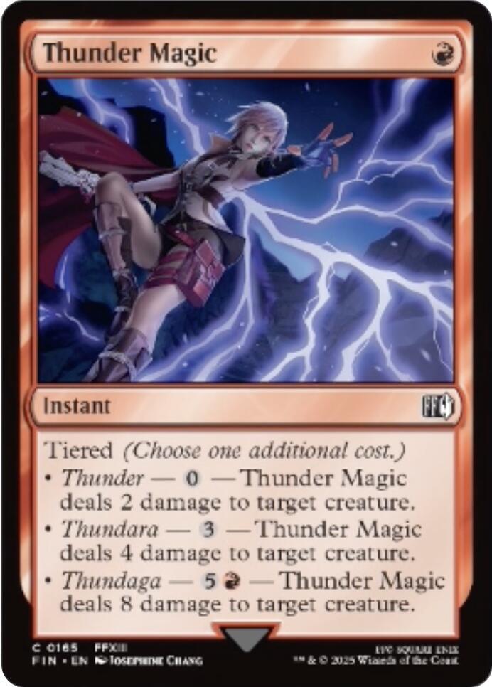Thunder Magic, FINAL FANTASY 165