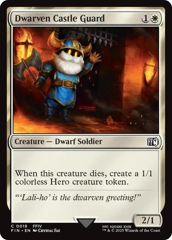 Dwarven Castle Guard, FINAL FANTASY 18