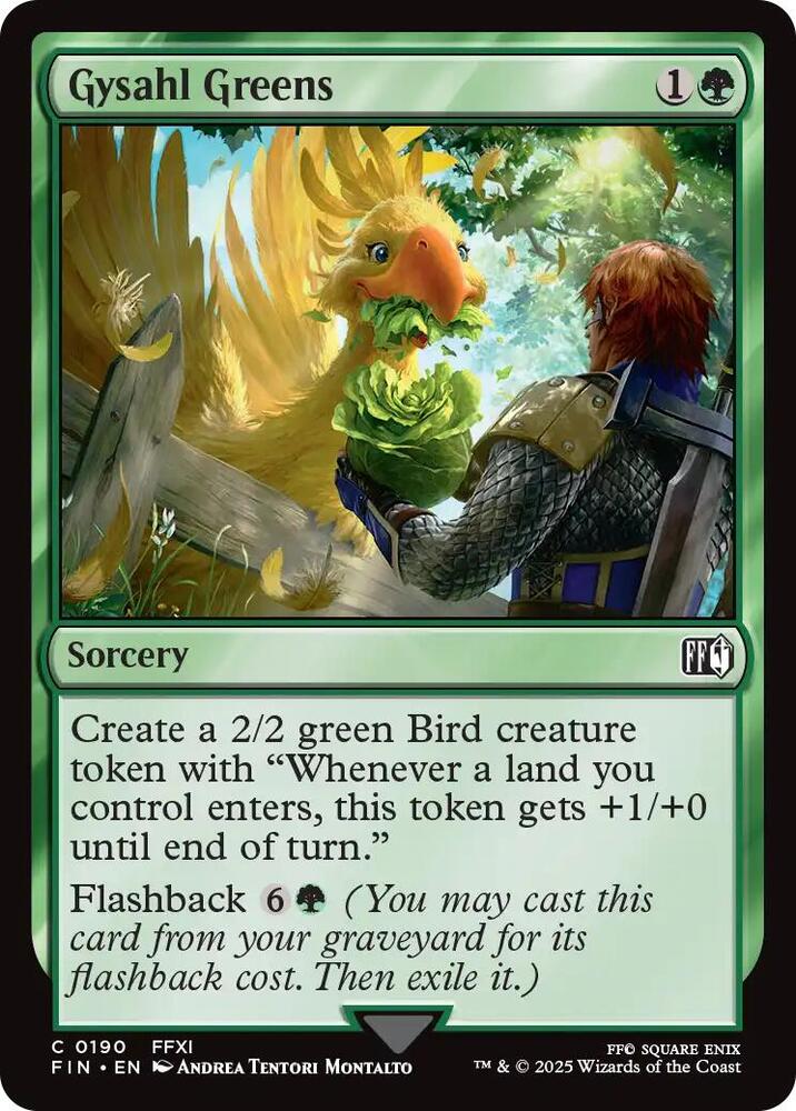 Gysahl Greens, FINAL FANTASY 190