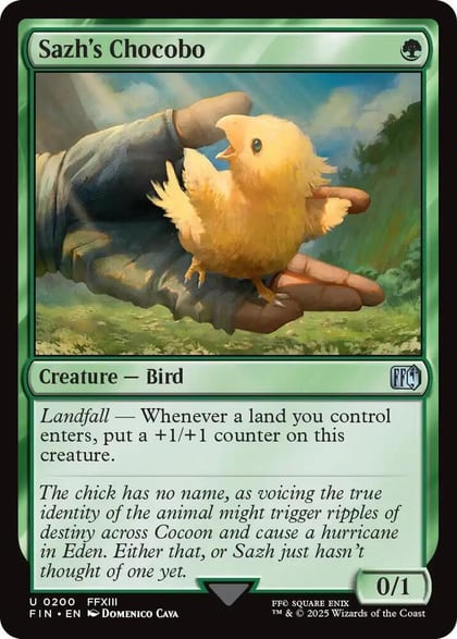 Sazh's Chocobo, FINAL FANTASY 200