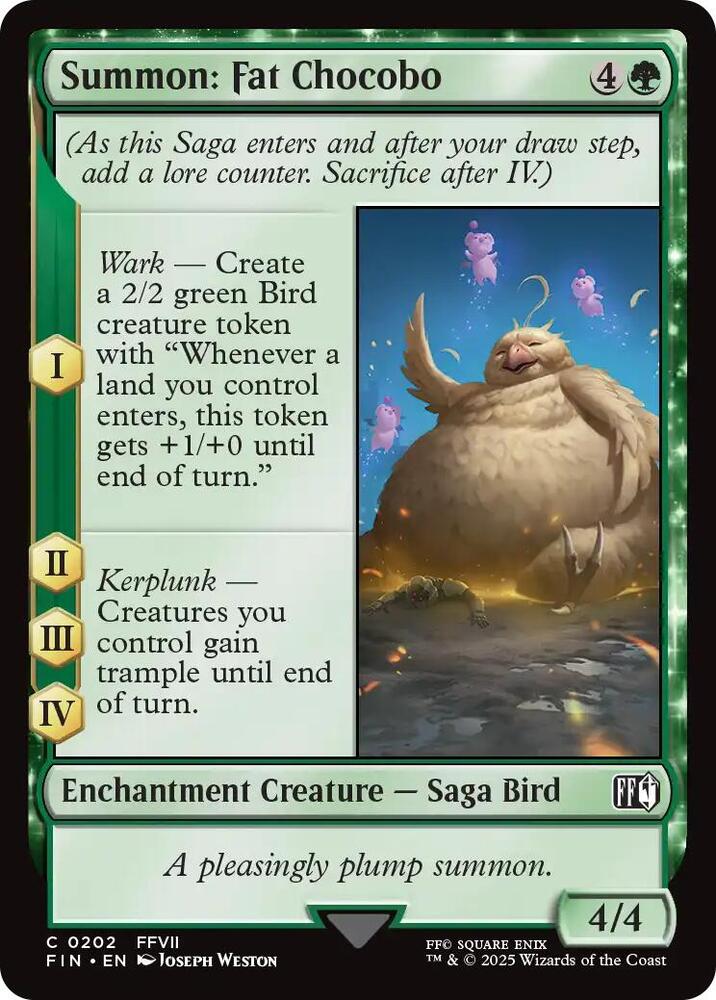 Summon: Fat Chocobo, FINAL FANTASY 202