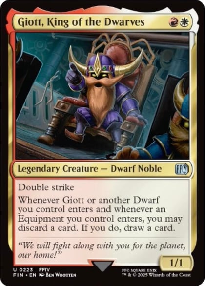 Giott, King of the Dwarves, FINAL FANTASY 223