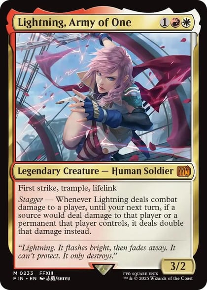 Lightning, Army of One, FINAL FANTASY 233