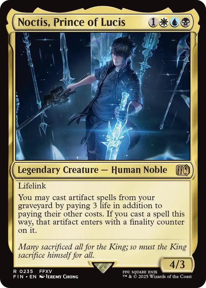 Noctis, Prince of Lucis, FINAL FANTASY 235