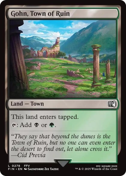 Gohn, Town of Ruin, FINAL FANTASY 278