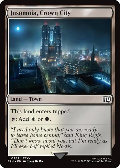Insomnia, Crown City, FINAL FANTASY 282
