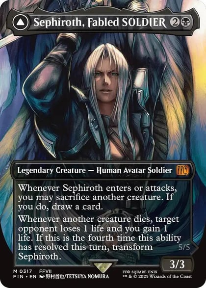 Sephiroth, Fabled SOLDIER (0317) (Borderless), FINAL FANTASY 317