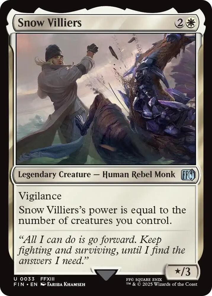 Snow Villiers, FINAL FANTASY 33