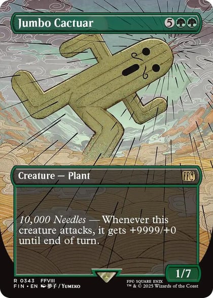 Jumbo Cactuar (Borderless), FINAL FANTASY 343