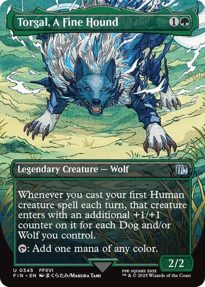 Torgal, A Fine Hound (Borderless), FINAL FANTASY 345