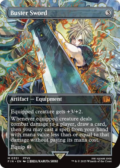 Buster Sword (Borderless), FINAL FANTASY 351