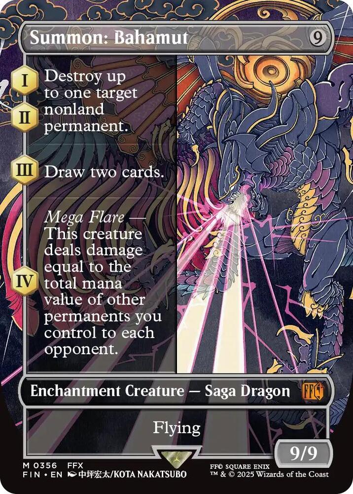 Summon: Bahamut (Borderless), FINAL FANTASY 356