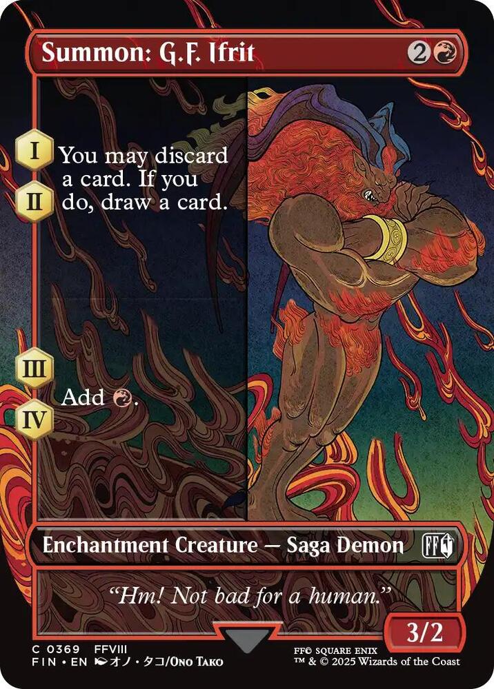 Summon: G.F. Ifrit (Borderless), FINAL FANTASY 369