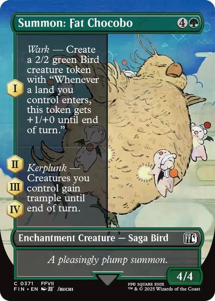 Summon: Fat Chocobo (Borderless), FINAL FANTASY 371