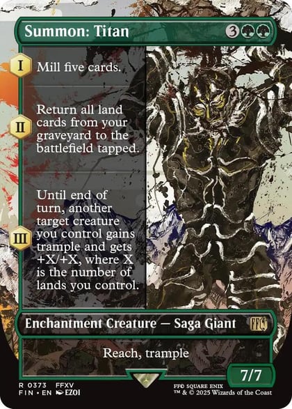 Summon: Titan (Borderless), FINAL FANTASY 373