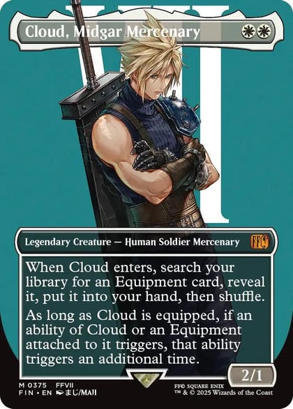 Cloud, Midgar Mercenary (Borderless), FINAL FANTASY 375