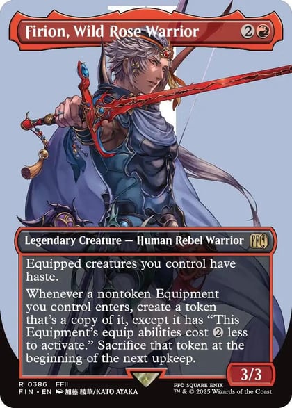 Firion, Wild Rose Warrior (Borderless), FINAL FANTASY 386