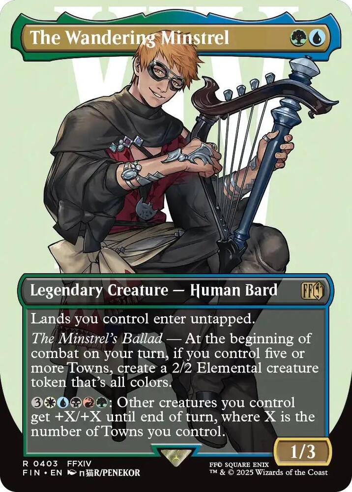 The Wandering Minstrel (Borderless), FINAL FANTASY 403