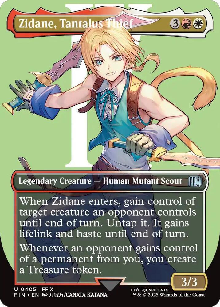Zidane, Tantalus Thief (Borderless), FINAL FANTASY 405