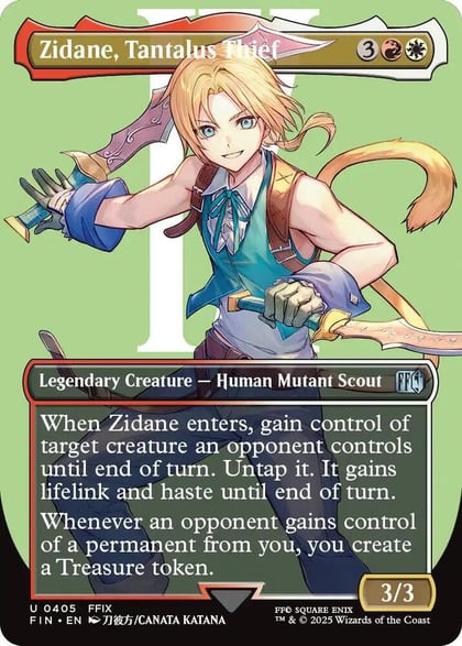 Zidane, Tantalus Thief (Borderless), FINAL FANTASY 405