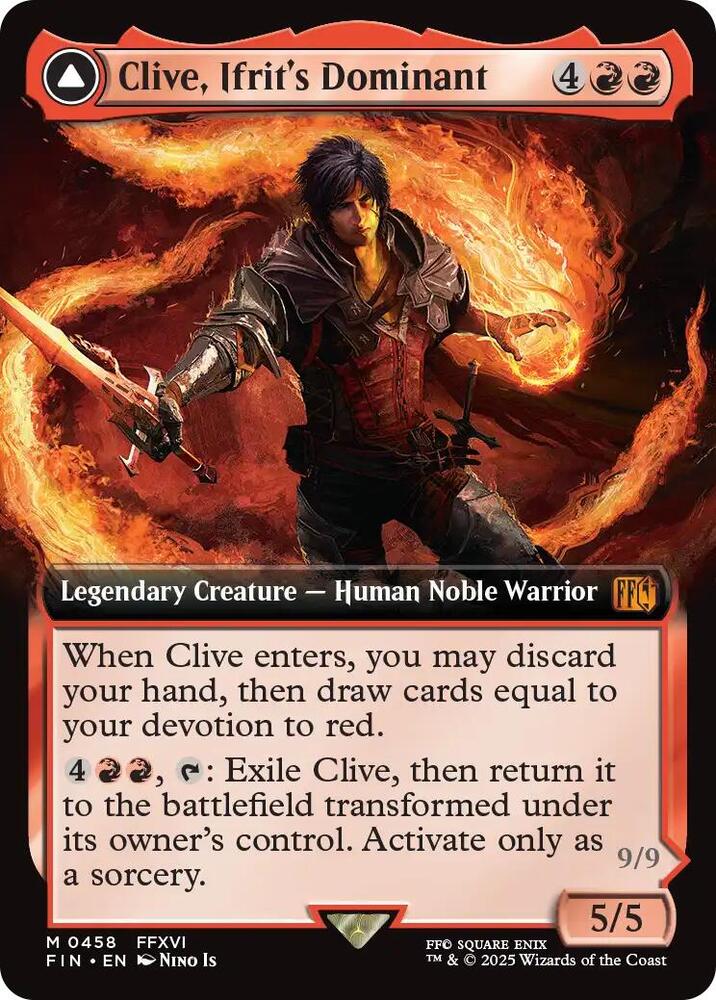 Clive, Ifrit's Dominant (Extended Art), FINAL FANTASY 458