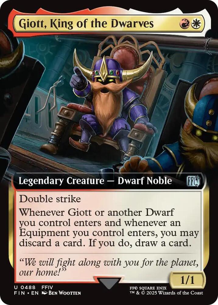 Giott, King of the Dwarves (Extended Art), FINAL FANTASY 488