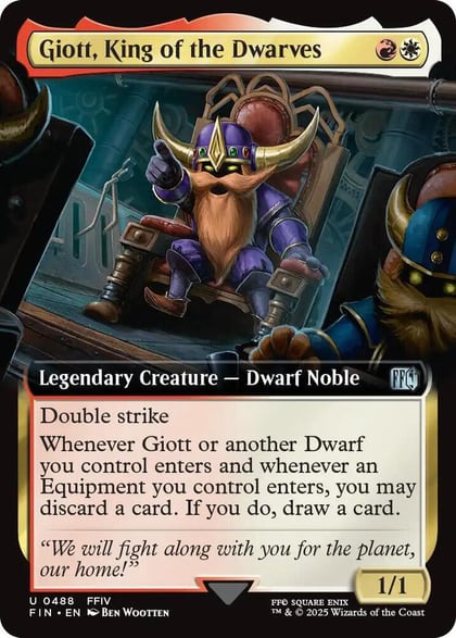 Giott, King of the Dwarves (Extended Art), FINAL FANTASY 488