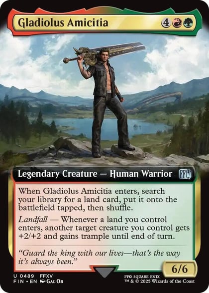 Gladiolus Amicitia (Extended Art), FINAL FANTASY 489