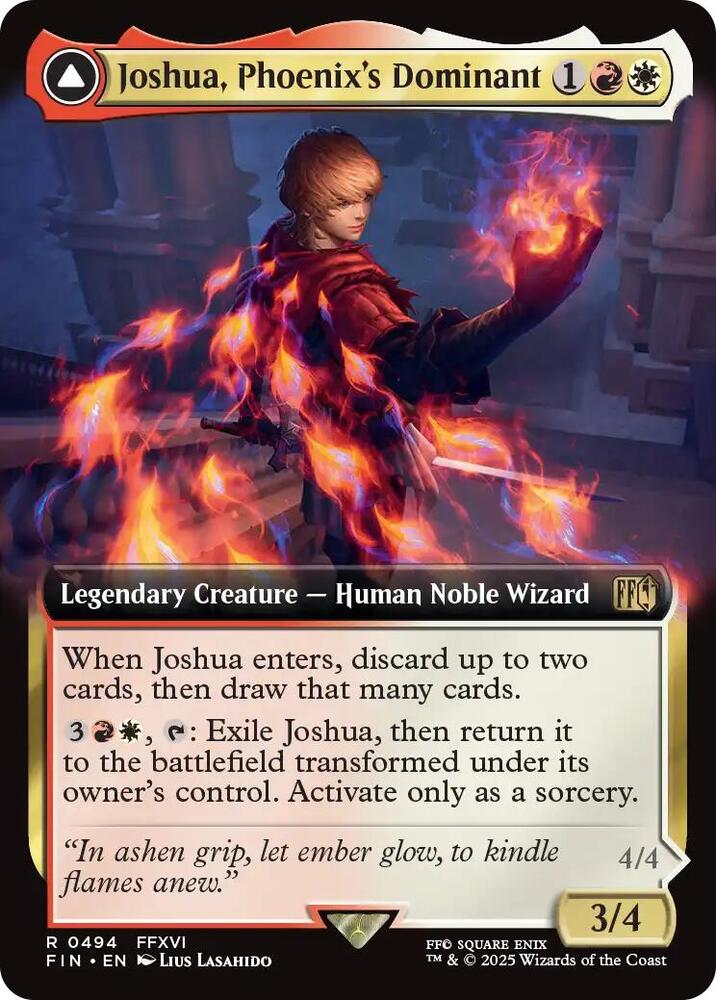Joshua, Phoenix's Dominant (Extended Art), FINAL FANTASY 494