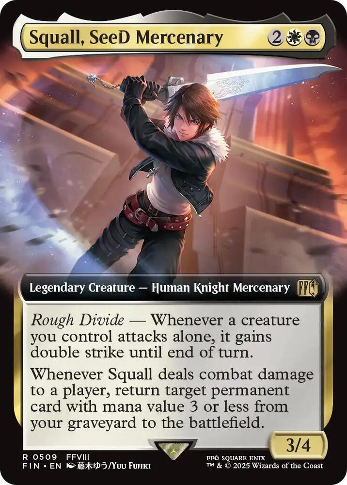 Squall, SeeD Mercenary (Extended Art), FINAL FANTASY 509