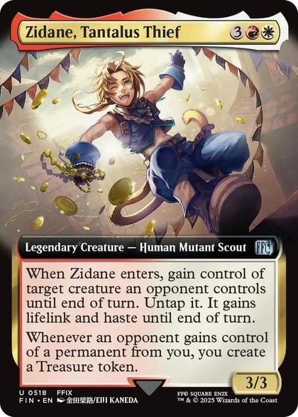 Zidane, Tantalus Thief (Extended Art), FINAL FANTASY 518