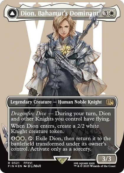 Dion, Bahamut's Dominant (Borderless) (Surge Foil), FINAL FANTASY 521