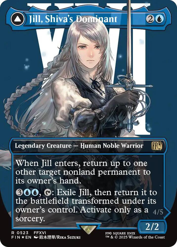 Jill, Shiva's Dominant (Borderless) (Surge Foil), FINAL FANTASY 523