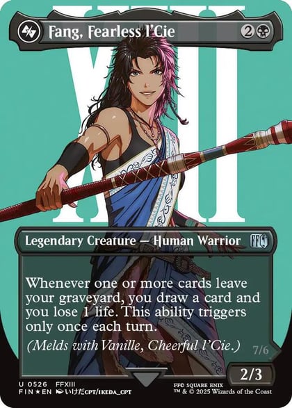 Fang, Fearless l'Cie (Borderless) (Surge Foil), FINAL FANTASY 526