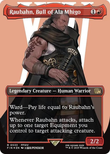 Raubahn, Bull of Ala Mhigo (Borderless) (Surge Foil), FINAL FANTASY 533