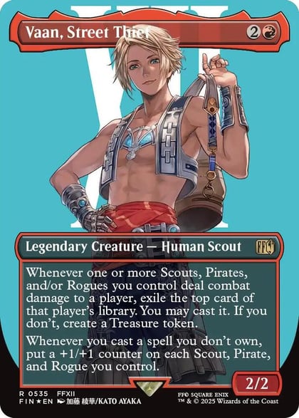 Vaan, Street Thief (Borderless) (Surge Foil), FINAL FANTASY 535