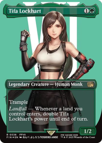 Tifa Lockhart (Borderless) (Surge Foil), FINAL FANTASY 536